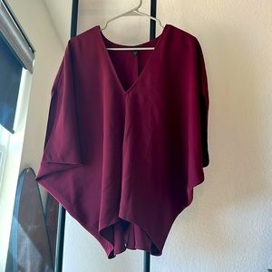 Dark Burgundy Blouse from Express, only worn once!